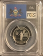 1999-S 25C Pennsylvania Silver PR69DCAM