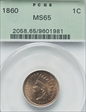 1860 1C MS65