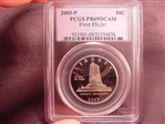 2003-P 50C First Flight PR69DCAM