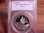 1992-S 50C Columbus PR69DCAM
