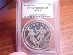 1994-S $1 World Cup PR69DCAM