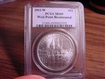 2002-W $1 West Point MS69