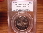 2001-P 50C Capitol Visitor PR69DCAM