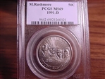 1991-D 50C Mount Rushmore MS69