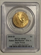2010-D $1 James Buchanan - Pos A Satin Finish SP68