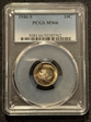 1946-S 10C MS66