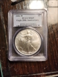2006-W $1 Burnished Silver Eagle 20th Anniversary SP69