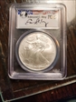 2008 $1 Silver Eagle Moy Signature MS69