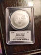 2008 $1 Silver Eagle Moy Signature MS69