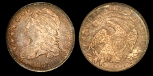 1837 10C Capped Bust MS66