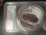 2019-P $1 Apollo 11 50th Anniversary 5 oz Silver First Strike PR70DCAM