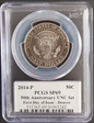 2014-P 50C 50th Anniversary UNC Set First Day of Issue - Denver SP69