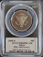 2005-S 50C Silver PR69DCAM