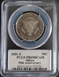 2001-S 50C Silver PR69DCAM