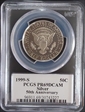 1999-S 50C Silver PR69DCAM