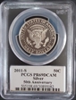 2011-S 50C Silver PR69DCAM