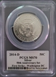 2014-D 50C Silver First Strike - Washington DC MS70