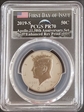 2019-S 50C Kennedy Enhanced Rev PR Set First Day of Issue - Half Dollar Set ER AMF PR70