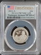 2021-S 25C Tuskegee Airmen NP Silver First Strike PR70DCAM