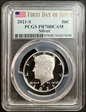 2021-S 50C Silver First Day of Issue PR70DCAM