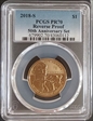 2018-S $1 Native American, Reverse Proof 50th Anniversary Set PR70