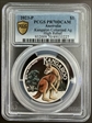 2023-P $1 Kangaroo Colorized Ag High Relief PR70DCAM