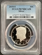 2018-S 50C Silver PR70DCAM
