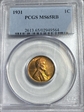 1931 1C MS65RB