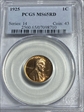 1925 1C MS65RD