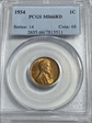 1934 1C MS66RD