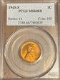 1945-S 1C MS66RD