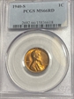 1940-S 1C MS66RD