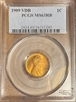 1909 VDB 1C MS63RB
