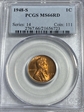 1948-S 1C MS66RD