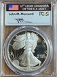 1990-S $1 Silver Eagle Mercanti Signature PR70DCAM