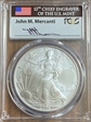 2006-W $1 Burnished Silver Eagle Mercanti Signature SP70