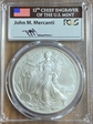 2008-W $1 Burnished Silver Eagle Mercanti Signature SP70