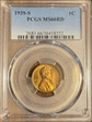 1939-S 1C MS66RD