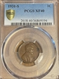 1931-S 1C XF40BN