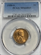 1950-S 1C MS66RD