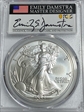 2022-W $1 Burnished Silver Eagle First Day of Issue SP70
