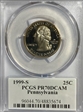 1999-S 25C Pennsylvania PR70DCAM