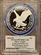 2024-W $1 Silver Eagle Congratulations Set Mint Designer AR Damstra Flag PR70DCAM