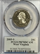 2005-S 25C West Virginia PR70DCAM