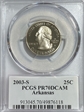2003-S 25C Arkansas PR70DCAM