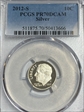 2012-S 10C Silver PR70DCAM