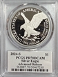 2024-S $1 Silver Eagle Advanced Release Mercanti SF PR70DCAM