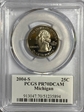 2004-S 25C Michigan PR70DCAM