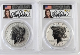 2024-S $1 Morgan Dollar Rev PR Two-Coin Reverse Proof Set Advanced Release Sabin PR70
