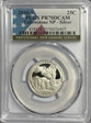 2010-S 25C Yellowstone NP - Silver PR70DCAM